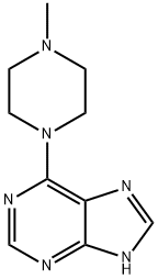 6-(4-Methyl-piperazin-1-yl)-9H-purine Structure