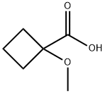 1-methoxycyclobutanecarboxylic acid Structure