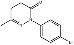 2-(4-Bromophenyl)-6-methyl-4,5-dihydropyridazin-3(2H)-one Structure