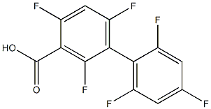 2,2',4,4',6,6'-hexafluoro-[1,1'-biphenyl]-3-carboxylic acid Structure