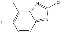 2-Chloro-6-iodo-5-methyl-[1,2,4]triazolo[1,5-a]pyridine Structure