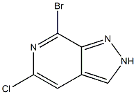 7-Bromo-5-chloro-2H-pyrazolo[3,4-c]pyridine Structure