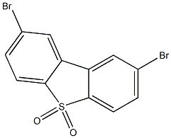 2,8-dibromodibenzo[b,d]thiophene 5,5-dioxide Structure