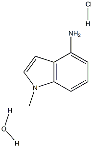 1-methyl-1H-indol-4-amine hydrochloride hydrate Structure