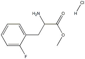 METHYL 2-AMINO-3-(2-FLUOROPHENYL)PROPANOATE HCL Structure