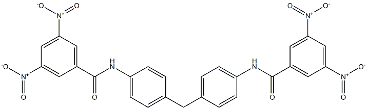 N,N'-[methylenebis(4,1-phenylene)]bis(3,5-dinitrobenzamide) Structure