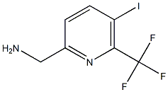 (5-Iodo-6-trifluoromethyl-pyridin-2-yl)-methyl-amine 구조식 이미지