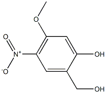 2-Hydroxymethyl-5-methoxy-4-nitro-phenol 구조식 이미지