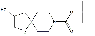 tert-butyl 3-hydroxy-1,8-diazaspiro[4.5]decane-8-carboxylate Structure