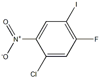 1-Chloro-5-fluoro-4-iodo-2-nitro-benzene Structure