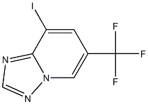 8-Iodo-6-trifluoromethyl-[1,2,4]triazolo[1,5-a]pyridine Structure