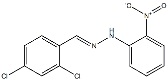 1-(2,4-dichlorobenzylidene)-2-(2-nitrophenyl)hydrazine 구조식 이미지