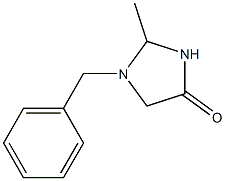 1-BENZYL-2-METHYLIMIDAZOLIDIN-4-ONE 구조식 이미지