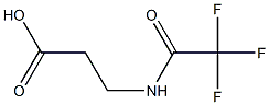3-(trifluoroacetamido)propanoic acid Structure