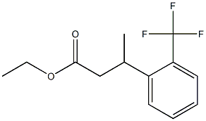 ETHYL 3-(2-(TRIFLUOROMETHYL)PHENYL)BUTANOATE Structure