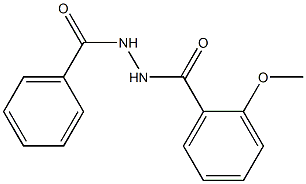 N'-benzoyl-2-methoxybenzohydrazide 구조식 이미지