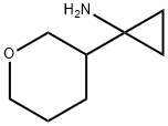 1-(TETRAHYDRO-2H-PYRAN-3-YL)CYCLOPROPAN-1-AMINE Structure