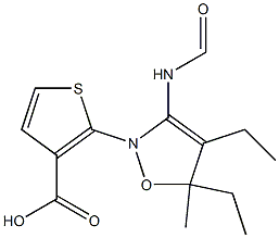 ethyl 5-ethyl-2-(5-methylisoxazole-3-carboxamido)thiophene-3-carboxylate 구조식 이미지