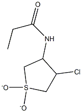 N-(4-chloro-1,1-dioxidotetrahydrothiophen-3-yl)propionamide Structure