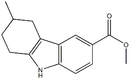 methyl 3-methyl-2,3,4,9-tetrahydro-1H-carbazole-6-carboxylate Structure