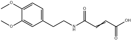 N-(3,4-DIMETHOXYPHENETHYL)-MALEAMIC ACID Structure