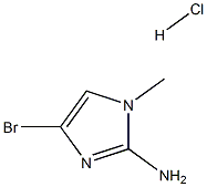 2-amino-4-bromo-1-methylimidazole hydrochloride Structure