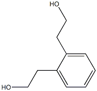 1,2-Phenylenediethanol 구조식 이미지