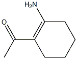 1-(2-aminocyclohex-1-en-1-yl)ethanone Structure