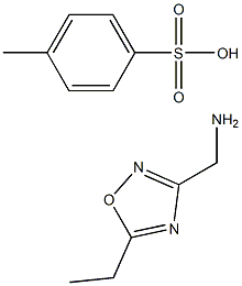(5-ethyl-1,2,4-oxadiazol-3-yl)methanamine 4-methylbenzenesulfonate Structure