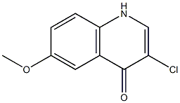 3-Chloro-6-methoxy-1H-quinolin-4-one 구조식 이미지