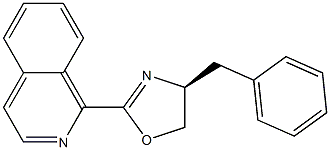1-[(4S)-4-Benzyl-4,5-dihydro-2-oxazolyl]isoquinoline Structure