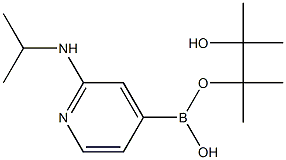 2-(Isopropylamino)pyridine-4-boronic acid pinacol ester Structure