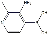 3-Amino-2-methylpyridine-4-boronic acid Structure