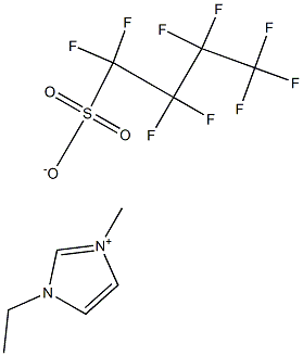 1-ethyl-3-methylimidazolium perfluorobutanesulfonate Structure