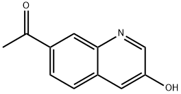 1-(3-hydroxyquinolin-7-yl)ethanone Structure