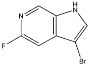 3-Bromo-5-fluoro-1H-pyrrolo[2,3-c]pyridine Structure