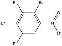 1,2,3,4-Tetrabromo-5-nitro-benzene Structure