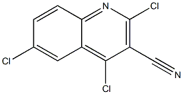 2,4,6-trichloroquinoline-3-carbonitrile Structure