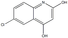 6-Chloro-quinoline-2,4-diol Structure