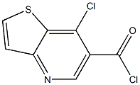 7-Chloro-thieno[3,2-b]pyridine-6-carbonyl chloride Structure