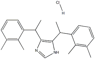 4,5-bis(1-(2,3-dimethylphenyl)ethyl)-1H-imidazole hydrochloride Structure
