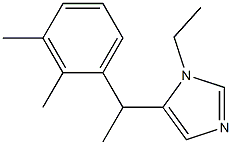 5-(1-(2,3-dimethylphenyl)ethyl)-1-ethyl-1H-imidazole 구조식 이미지