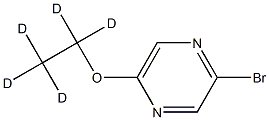 2-Bromo-5-(ethoxy-d5)-pyrazine 구조식 이미지
