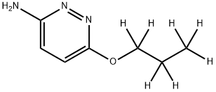 3-Amino-6-(n-propoxy-d7)-pyridazine 구조식 이미지