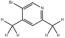 3-Bromo-(4,6-dimethyl-d6)-pyridine Structure