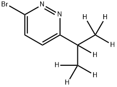 3-Bromo-6-(iso-propyl-d7)-pyridazine Structure