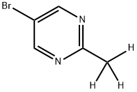 5-Bromo-2-(methyl-d3)-pyrimidine Structure