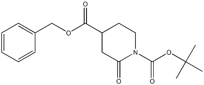 Benzyl 1-Boc-2-oxopiperidine-4-carboxylate 구조식 이미지