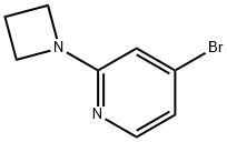 2-(AZETIDIN-1-YL)-4-BROMOPYRIDINE 구조식 이미지