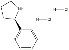 (R)-2-(PYRROLIDIN-2-YL)PYRIDINE 2HCL 구조식 이미지